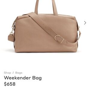 Cuyana Weekender Bag